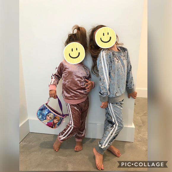 Other - Brand new crushed velvet jogger set size 12 months